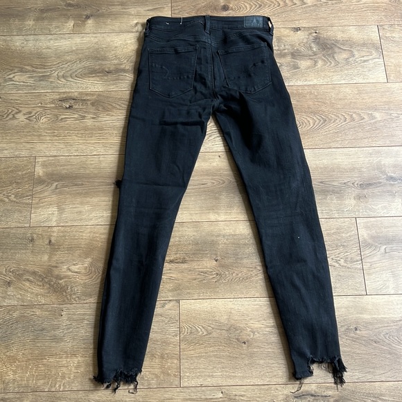 American Eagle Ne(x)t Level Stretch Black ripped jeans - Picture 3 of 5
